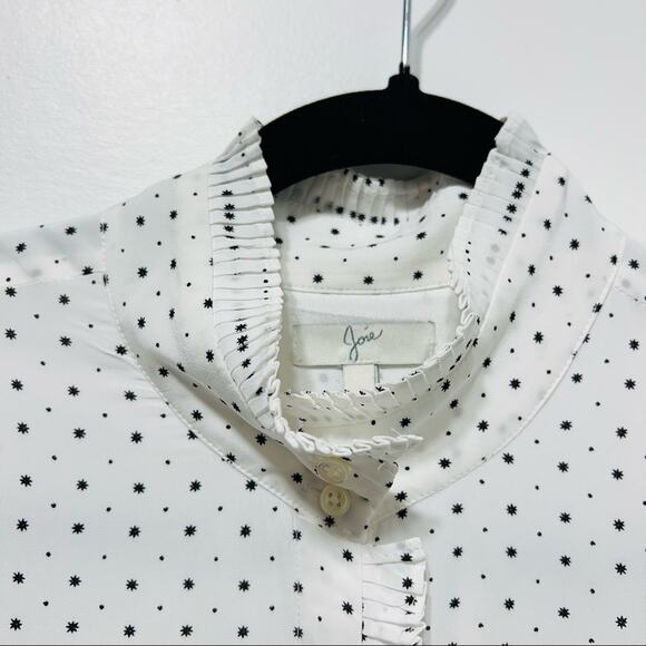 Joie Prynn Long Sleeve Shirtdress in Porcelain Size Small - Picture 7 of 14